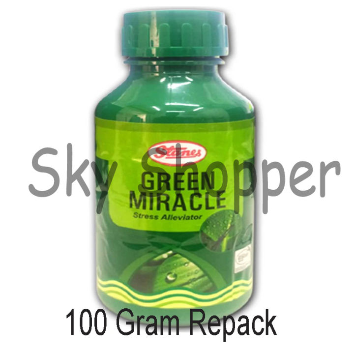 Organic Green Miracle Liquid Plant Growth Regulator 100 ML RePack for Home Garden & Plants Results In Higher Yields