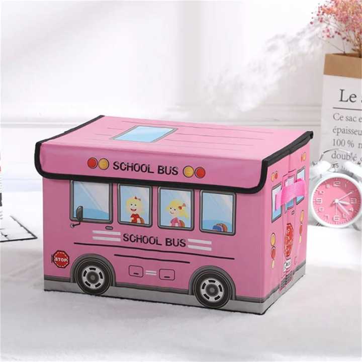 Children's%20Cartoon%20Toy%20Storage%20Box%20with%20Flip-Top%20Lid%20-%20Household%20Goods%20Clothes%20Storage%20Box%20-%20Car%20Pattern%20Coated%20Storage%20Box%20-%20Image%206