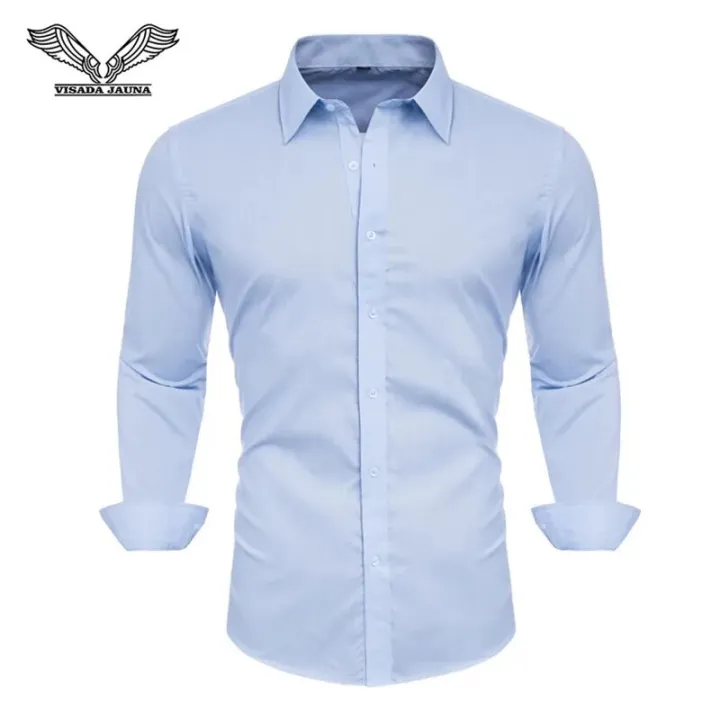 Men's%20100%25%20Cotton%20Business%20Casual%20Long%20Sleeved%20Shirt%20White%20Black%20Smart%20Male%20Social%20Fashion%20Class%20Shirt%20Plus%20Large%20Size%202022%20-%20Image%204