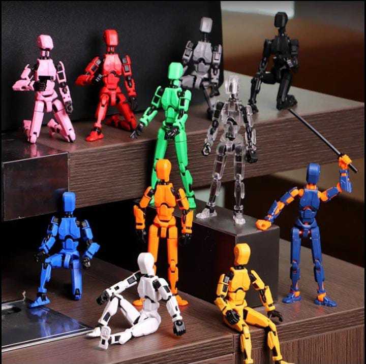Multi - Jointed Moveable 3d Printed Robot Action Figure DIY Toy For Kid