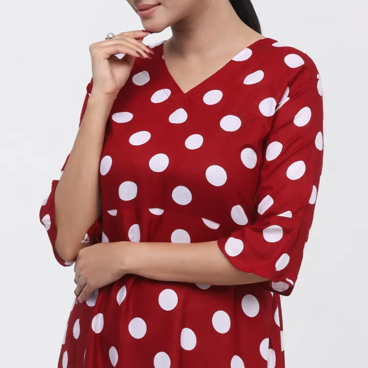 Dot%20Print%20Premium%20Fabric%201%20Piece%20Kurti%20For%20Women%20and%20Girls%20Casual%20Everyday%20Wear%20Comfortable%20Breathable%20Fabric%20For%20All%20Day%20Wear%20-%20Image%205