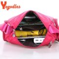 Yogodlns Oxford Waterproof Shoulder Bag Women Casual Crossbody Bag Multifunction Shopping Handbag Large Capacity Messenger Bag.