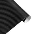3D Carbon Fiber Vinyl Wrap Sheet Roll Film Car Sticker (Black)(127x30cm). 
