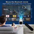 Salange 4K Projector K2 Smart Android11 Built-in Battery Bluetooth Speaker WIFI Auto Focus Keystone Free-Style for Outdoor Movie. 