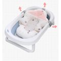 【Popular choice】 Baby Bath Seat Support Mat Foldable Baby Bath Tub Pad Chair Newborn Bathtub Pillow Infant Anti-Slip Soft Body Cushion. 