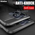 Phone Case for Realme C53 Back Cover Soft Phone Cover Brushed Carbon Fiber Texture Cover Cases Casing Hp for Realme C53 Phone Cases Wire Drawing Back Cover.