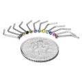40/60PCS Surgical Steel Nose Ring Pack Indian Nose Pin Lot Nose Piercing Ring Set Crystal Nariz Ring Bulk Nose Piercing Stud Lot.