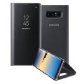 Samsung Galaxy Note 8 - Clear View Case Flip Standing Cover Auto Lock Mirror Case.