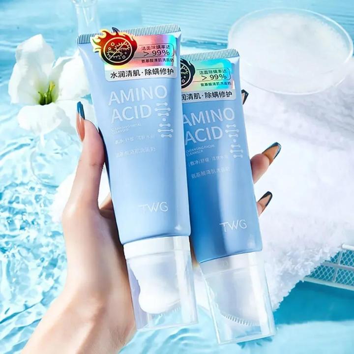 120g Face Cleansing Milk Deep Cleansing Oil Control Brush Silicone Cleanser Mousse Products Head Moisturising Cleanser Skin