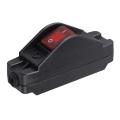 16A 220V On/Off Inline Cord Switch Button for Electrical Appliances. 