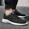 2022 summer new spot men's cross-border fly-woven mesh low-top sneakers for senior walking outdoor sneakers.