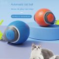 【Hottest Trends】 Cute Interactive Ball Faux Tail Creative Pet Electric Rechargeable Smart Automatic Rolling Ball.