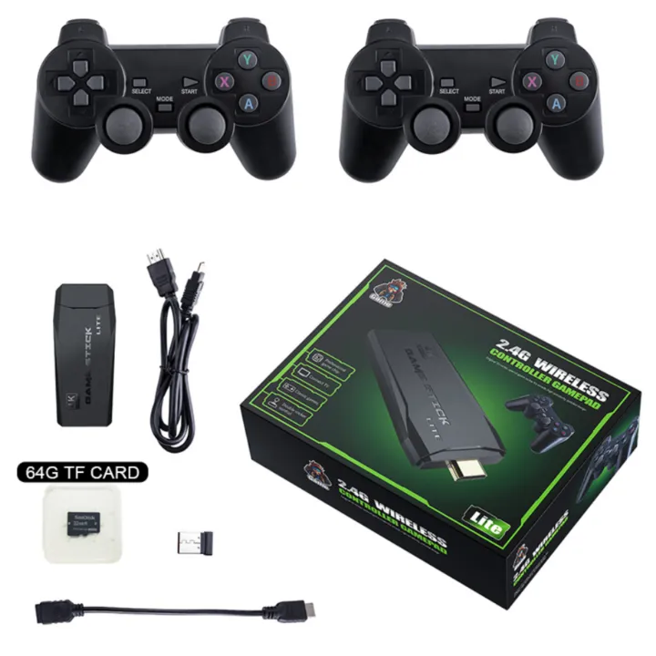 Video%20game%20console%204K%202.4G%20wireless%2010000%20games%2064GB%20gamepad%20TV%20home%20controller%20for%20PS1/GBA/MD%20-%20Image%205