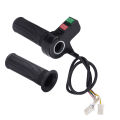 1 Pair Throttle Grip 3 Speed Control Handle Grips For Electric Bike New. 