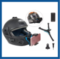 Durable Bike Mount for Vlogging: Mobile Helmet Mount with Secure Attachment for Capturing Action-Packed Moments.