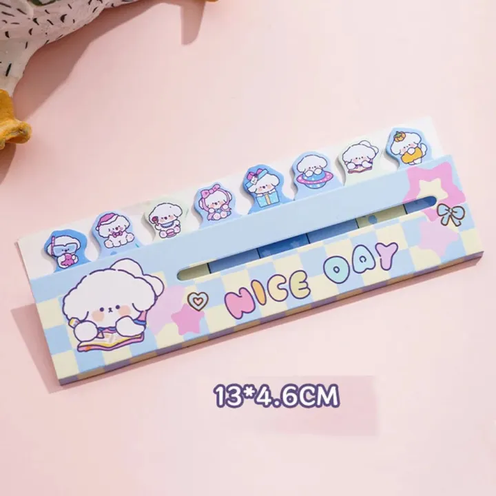 1%20Piece%20Lytwtw's%20Kawaii%20Stationery%20Cartoon%20Animals%20Marker%20Memo%20Pad%20Bookmark%20Flags%20Index%20Tab%20Sticky%20Notes%20Label%20Paper%20Stickers%20-%20Image%207