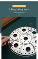 D Shop 18cm Round Stainless Steel Steamer with Water Separation Design for Cooking Steamed Foods, Detachable Egg Steaming Rack Included.