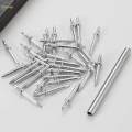 100Pcs Double Head Skirting Thread Seamless Nail Seamless Skirting Thread Nails for Solid Wood. 