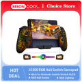 Movable grip dual motor design handheld 6-axis gyroscope h OLEDSwitchOOL RGBEBONCB joystick suitable for Nintendo/Switc game controller. 