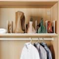 Shelf Dividers Mount Organization Handbags Books Shelf Separators for Towels. 