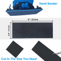 Sandpaper Pack, 20PCS Sand Paper Assorted for Wood Metal Sanding, Wet Dry Sandpaper Sheets , 9 X 3.6 Inch Easy Install. 