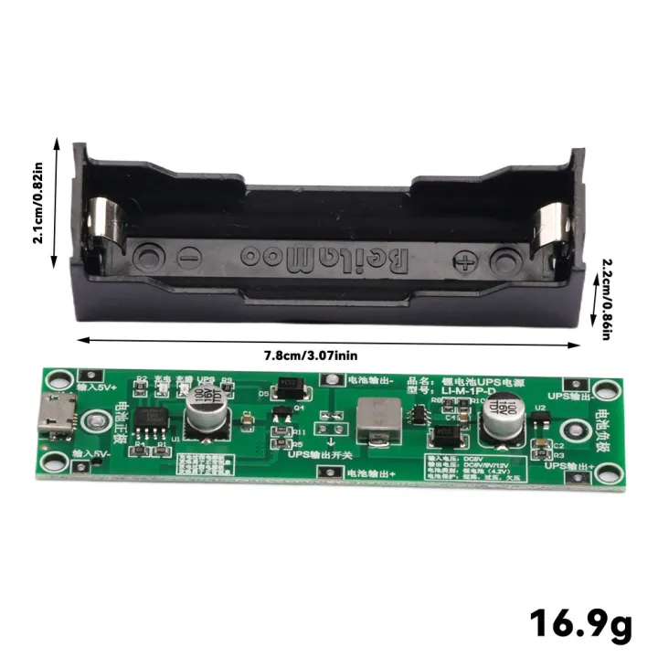 5V%2018650%20Lithium%20Battery%20Charger%20Protection%20Board%20Boost%20Step%20Up%20Module%20Charge%20Discharge%20the%20Same%20Time%20UPS%20Circuit%20Li-ion%20DIY%20Kit%20-%20Image%202