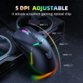 ONIKUMA CW929 Wired Gaming Mouse, Black. 