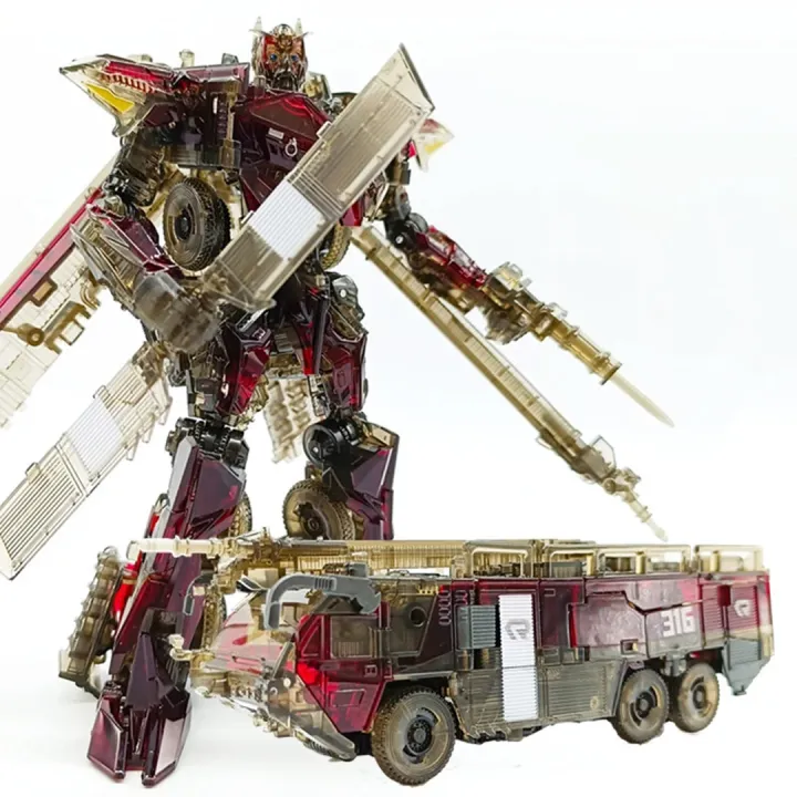 BAIWEI Transformer TW-1024A Sentinel Prime Clear Transparent Version Action Figure Robot Toy