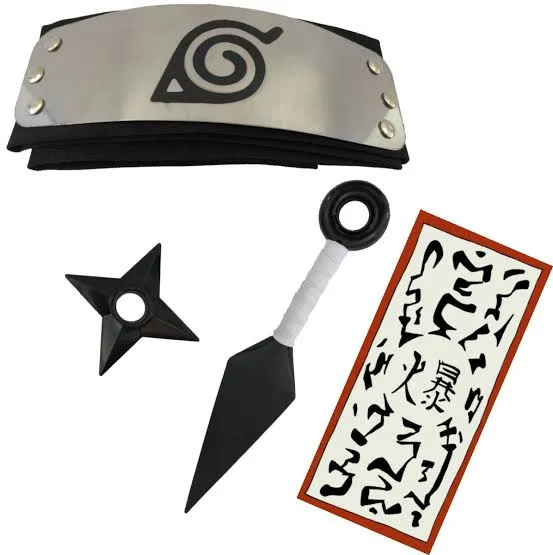 Kit%20Naruto%20Accessories%20%20Kunai%20Shuriken%20Bandana%20Head%20Band%20Toy%20-%20Image%202