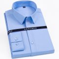 High Quality Large Size S-8XL Men Social Dress Shirts Long Sleeved Classic Slim fit Elegant Formal Shirt For Man Blouses Clothes.