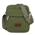 Canvas men's crossbody bag, shoulder bag, European and American retro men's light tide bag, vertical multi-purpose men's bag, new style.