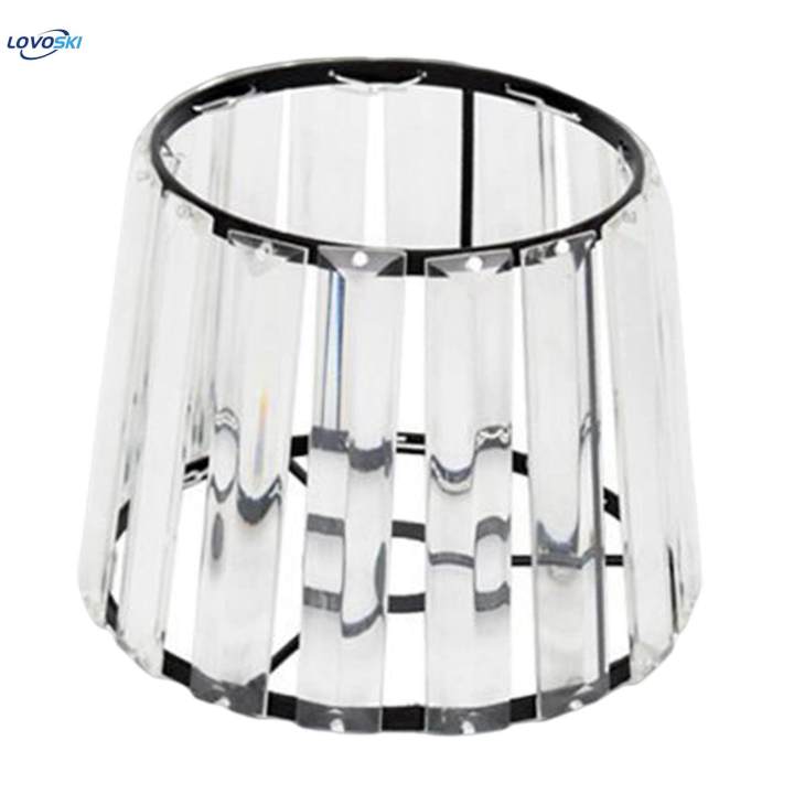 2Pcs%20Crystal%20Lampshade%20Chandelier%20Ceiling%20Fixture%20Lamp%20Shade%20Black%20-%20Image%207