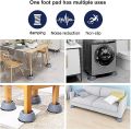 WANGQ Non-slip rubber washing machine foot pad, anti-vibration washing machine support, support shock and noise reduction machine, for stacking furniture.
