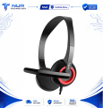 Havit H202d 3.5mm Double Plug Wired Black Headphone for Computer. 