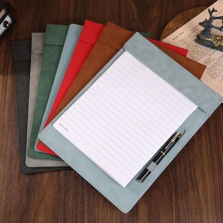 Document%20Holder%20PU%20File%20Folder%20a4%20with%20Pen%20Insert%20Paper%20Folder%20Waterproof%20Magnetic%20Writing%20Clipboard%20Business%20Meeting%20-%20Image%203