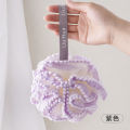 Bath Sponge Soft net foaming rich bath ball new splicing color large bath flower bath ball bath ball household toiletries -1pcs. 