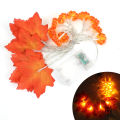 1.5M/3M LED Maple Leaves Pumpkin Garland String Lights Led Fairy Light Home Decoration. 