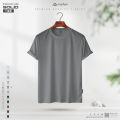 Manfare's Premium Solid T Shirt - Deep Silver I MF-510. 