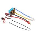 RC Boat ESC, Integrated Design 2 Way 3 Operation Modes Brushed ESC for General Ship Model. 