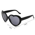 Diffraction Glasses Lightweight Cute Light Becomes Heart Effects Glasses. 