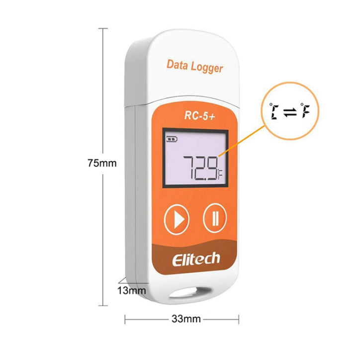 BRADOO%204X%20RC-5+%20PDF%20USB%20Temperature%20Data%20Logger%20Reusable%20Recorder%2032000%20Points%20for%20Refrigeration,%20Cold%20Chain%20Transport%20-%20Image%202