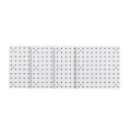 peg board-4 x pegboards
16 x mounting kits (16 screws, 16 spacers, 16 washers)-White. 