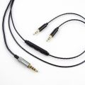 Headphone extension cord-2 x Headphone cable For Sol Republic Master Tracks HD V8 V10 V12 X3-Black.