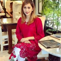 Pakistani Laser Cut Fashionable Shalwar Kameez – Elegant Design, Stylish & Comfortable. 