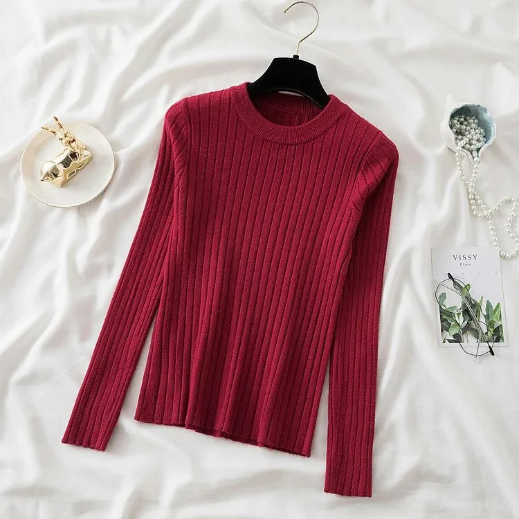 Women Pullovers Sweaters Knit Soft Jumper tops New Autumn Winter
