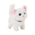 Cognitive Ability Plush Battery-operated Mechanical Plush Kitty Toy Stuffed Electric Cat Toy for Kids LaoXzhongX.