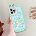 FELMYST for iPhone 15 Pro Max Plus Back Cover Cartoon Cute Girl Print Monster Lens Phone Case. 