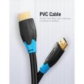 Vention Flat 2M (Black 4k, Ultral High Speed Male to Male HDMI) HDMI Cable. 