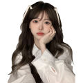 Cross Border Wig Female Long Hair Natural Long Curly Hair Lolita Round Face Full Head Cover Wig Korean Style Egg Cone Big Waves.