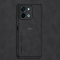 New Phone case Vivo Y28 4G Back cover matte Invisible Hard Bracket Slim Back cover PU Leather Phone casing +Universal Kickstand.